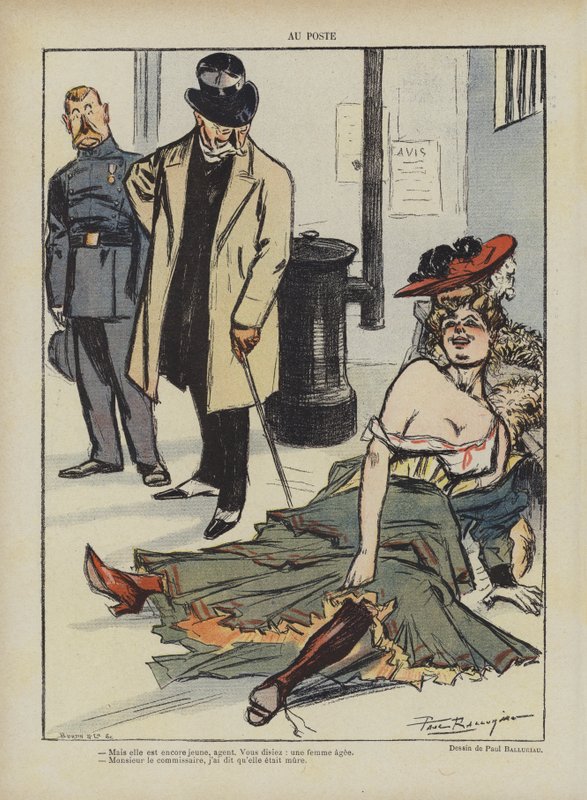 Le Rire için İllüstrasyon by Paul Balluriau