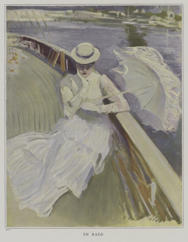 En Rade (Limanda) by Paul Cesar Helleu