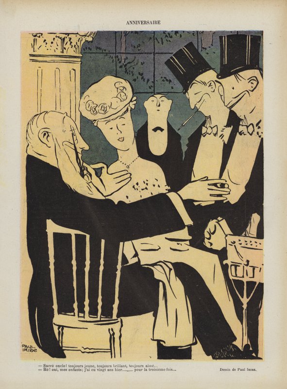 Le Rire için İllüstrasyon by Paul Iribe