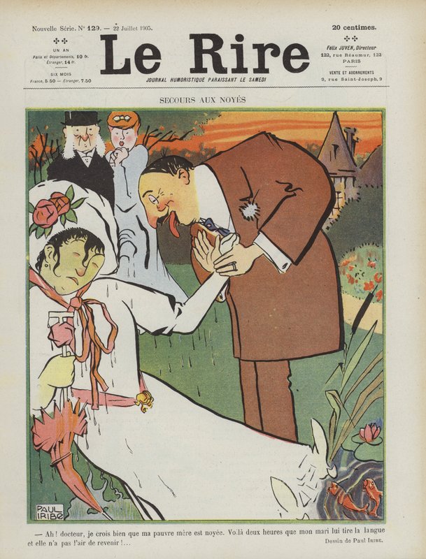 Le Rire için İllüstrasyon by Paul Iribe