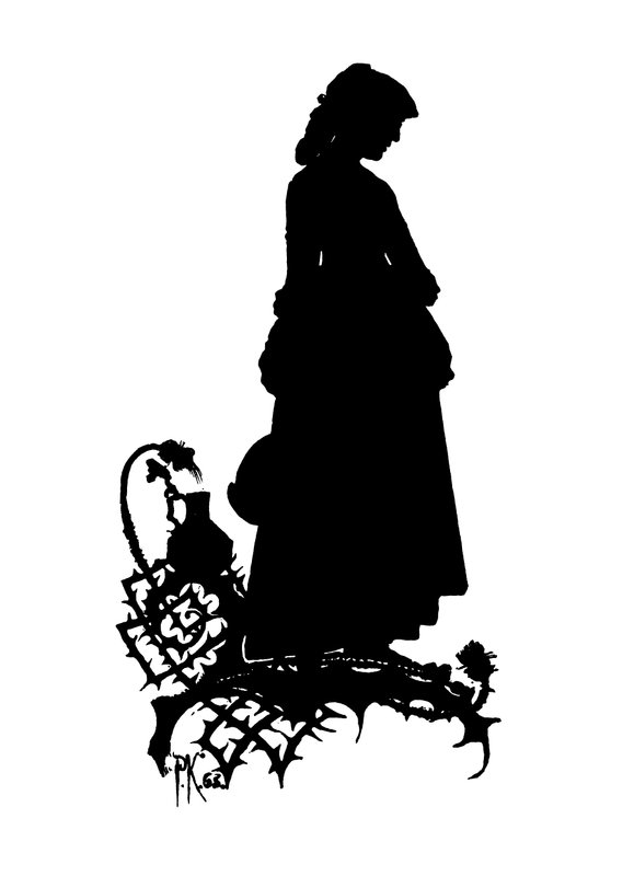 Gretchen (gravür) by Paul Konewka