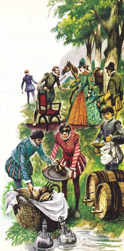 Kraliçe I. Elizabeth için piknik by Peter Jackson