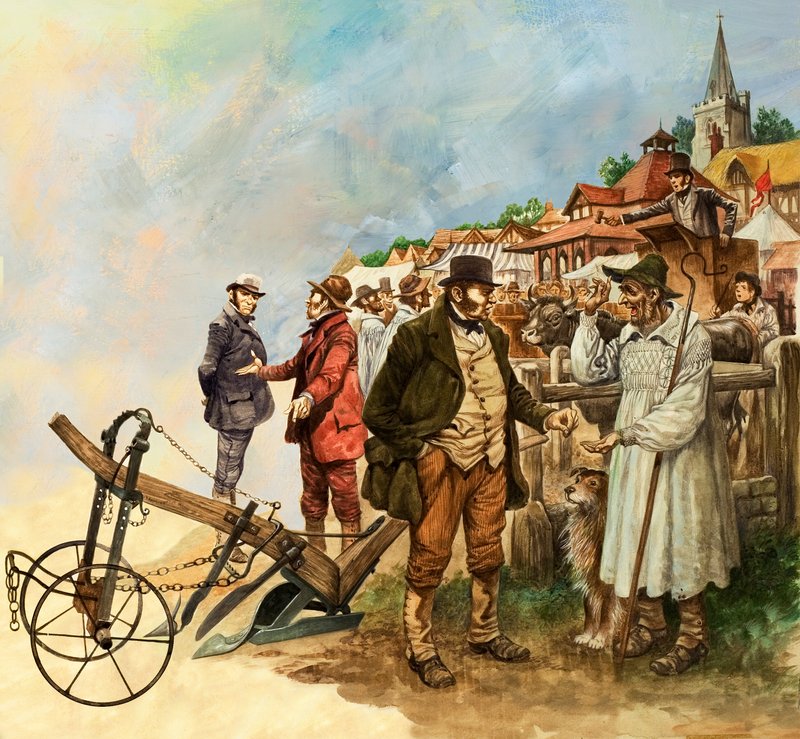 Çiftçi pazarı ve açık artırma by Peter Jackson