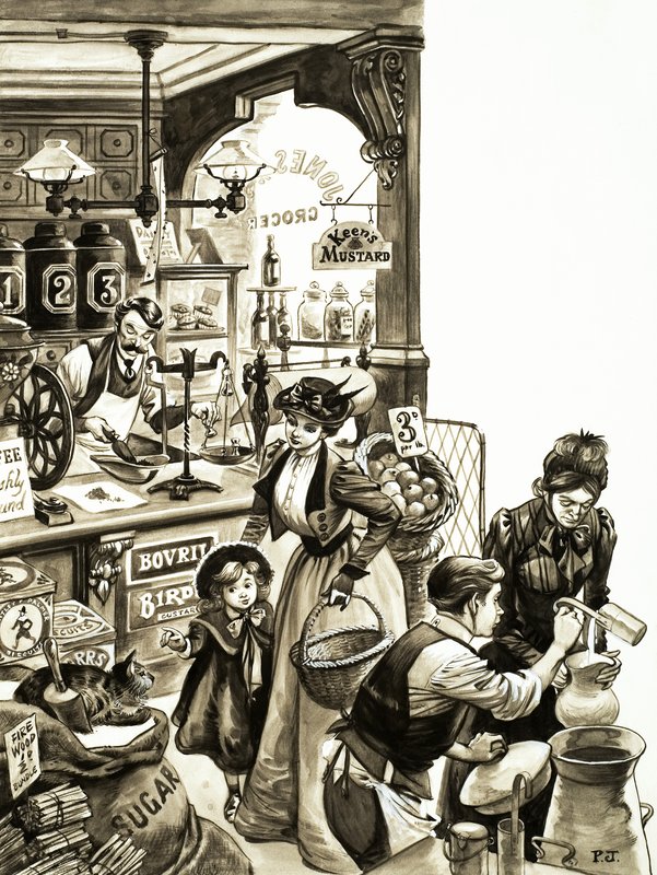 Edward döneminde alışveriş by Peter Jackson