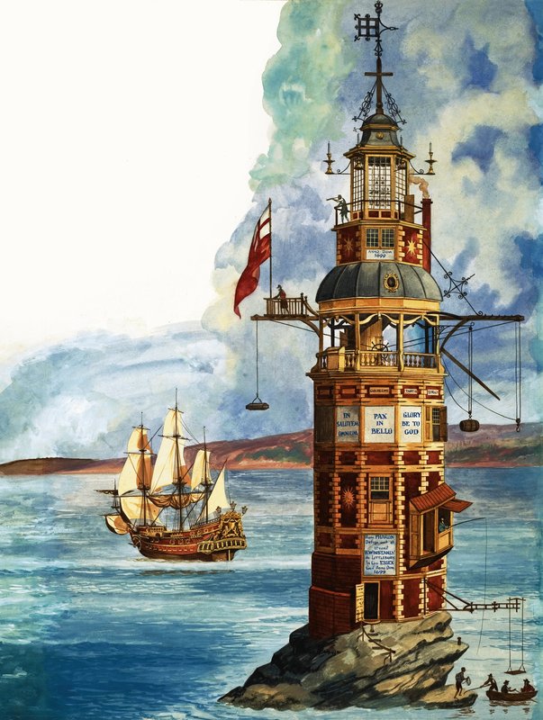 İlk Eddystone Deniz Feneri by Peter Jackson