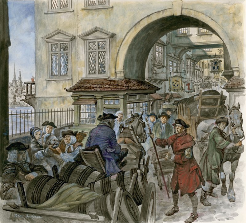 Eski Londra Köprüsü'nde trafik by Peter Jackson