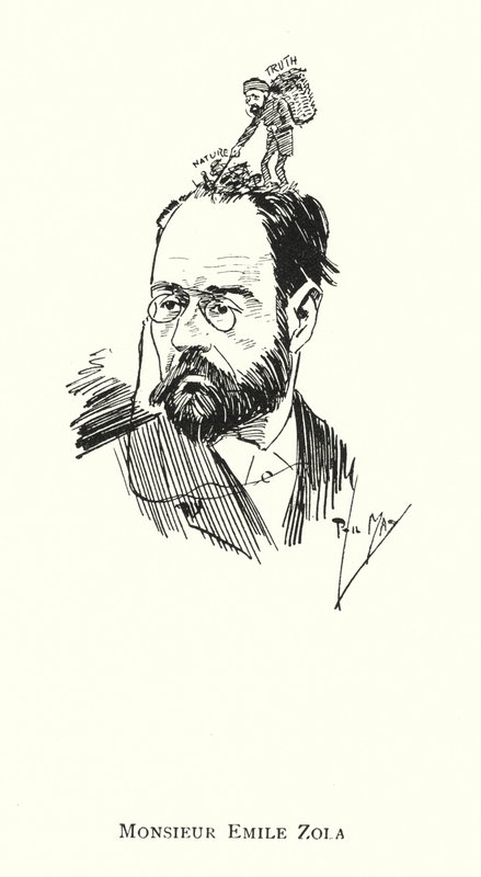Mösyö Emile Zola (lito) by Phil May