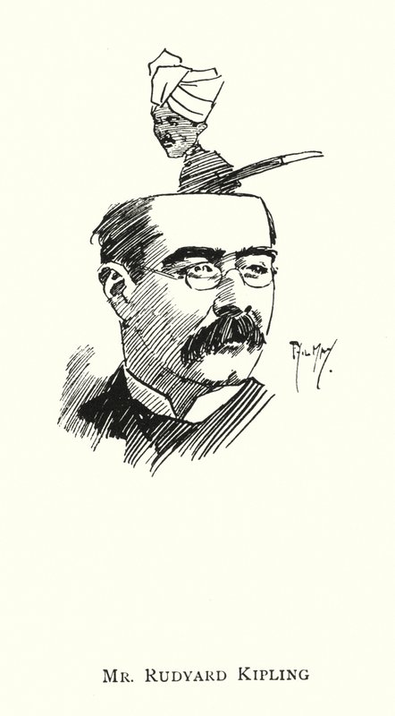 Bay Rudyard Kipling (taş) by Phil May