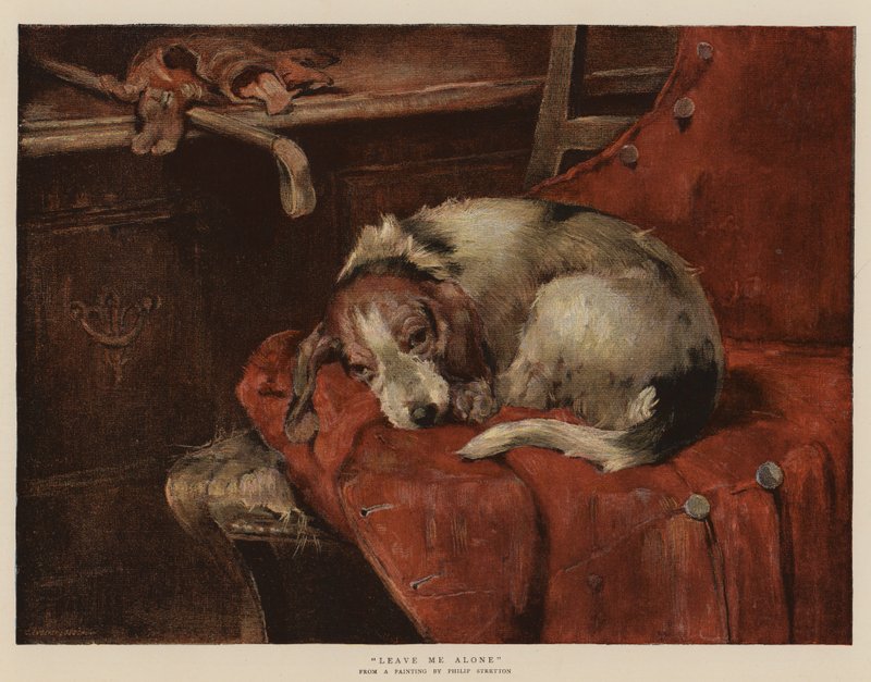 Beni Yalnız Bırak (kromolitho) by Philip Eustace Stretton