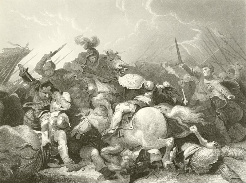 Bosworth Field Savaşı by Philippe Jacques de Loutherbourg