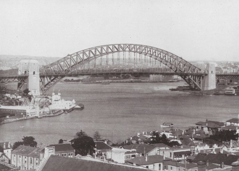 Sidney Liman Köprüsü (s/b fotoğraf) by Photographer Australian