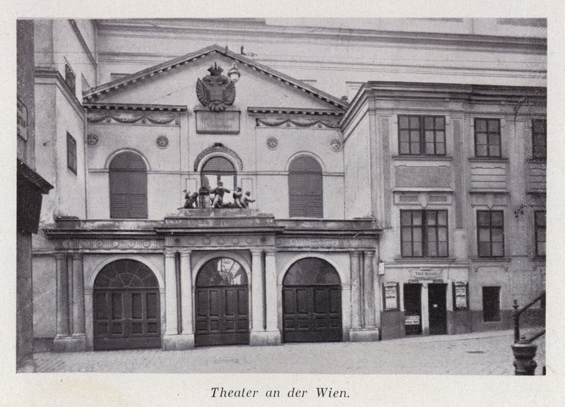 Theater an der Wien (s / b fotoğraf) by Austrian Photographer