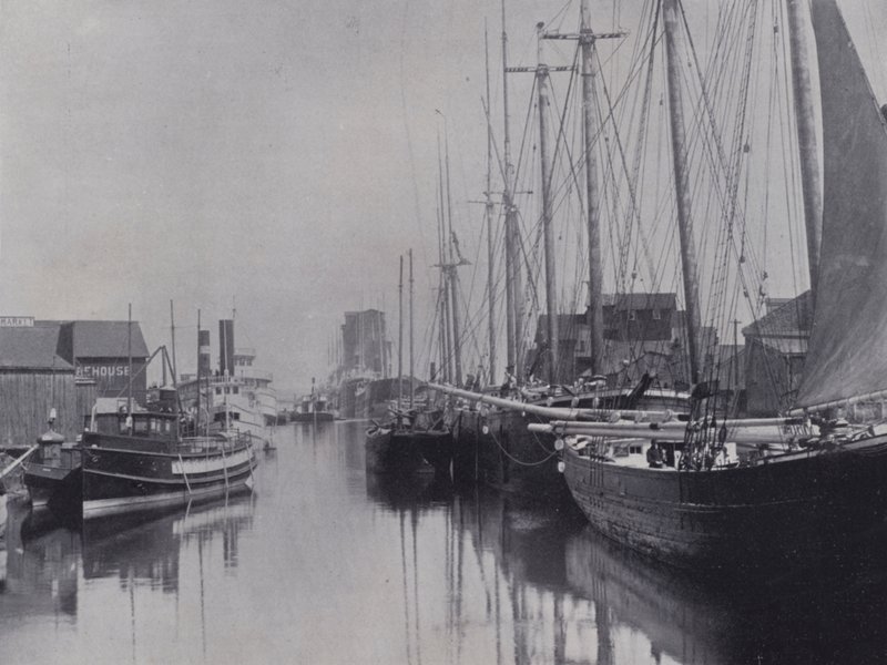 Kanada: Owen Sound Harbor (s/b fotoğraf) by Photographer Canadian