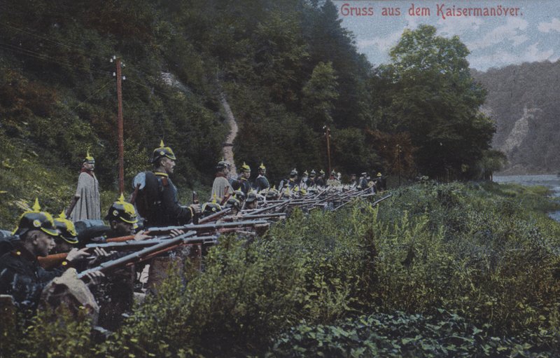 Manevralarda Alman İmparatorluk Ordusu (fotoğraf) by Photographer German