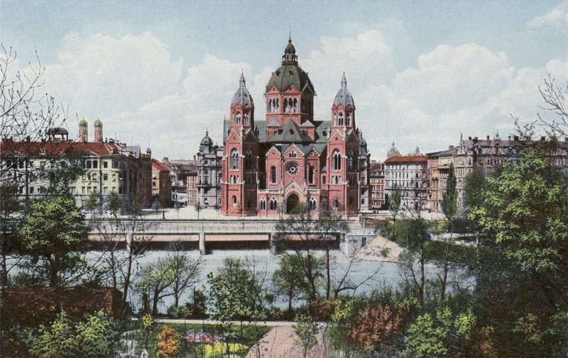 München / Münih: Lukaskirche (fotoğraf) by Photographer German