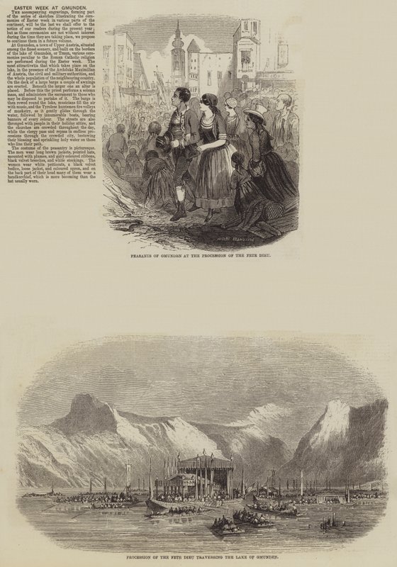 Gmunden'de Paskalya Haftası by Pierre Eugene Grandsire