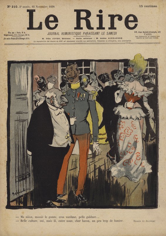Le Rire için İllüstrasyon by Pierre Georges Jeanniot