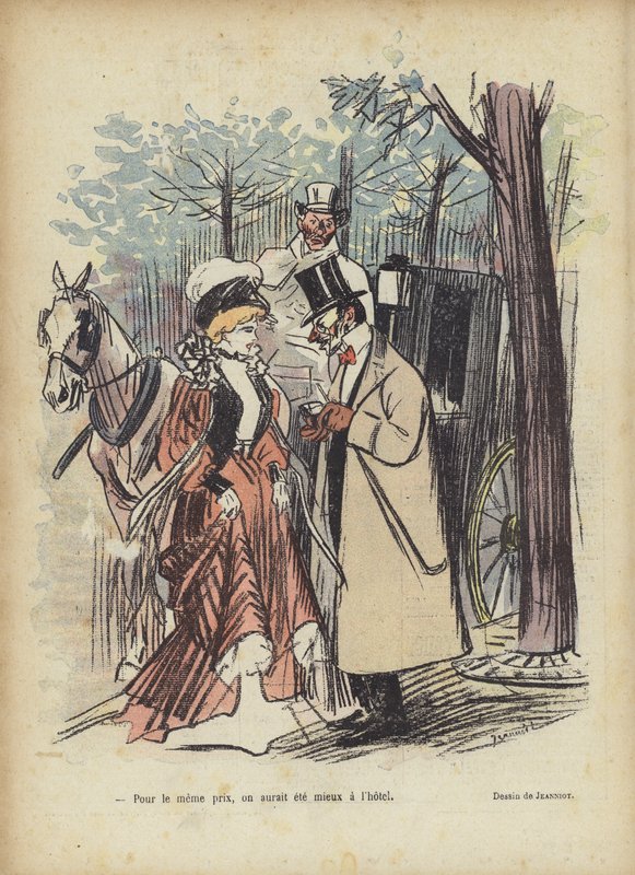 Le Rire için İllüstrasyon by Pierre Georges Jeanniot