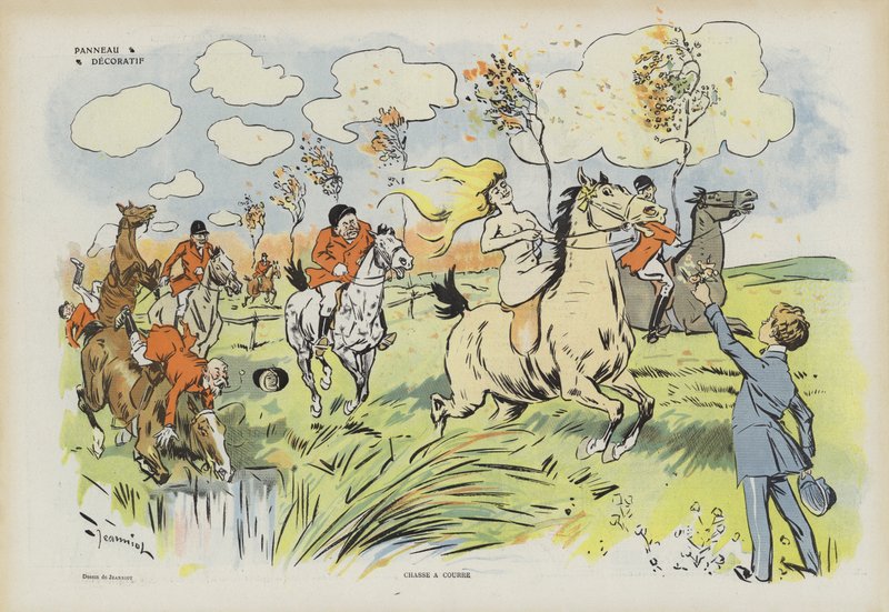 Le Rire için İllüstrasyon by Pierre Georges Jeanniot