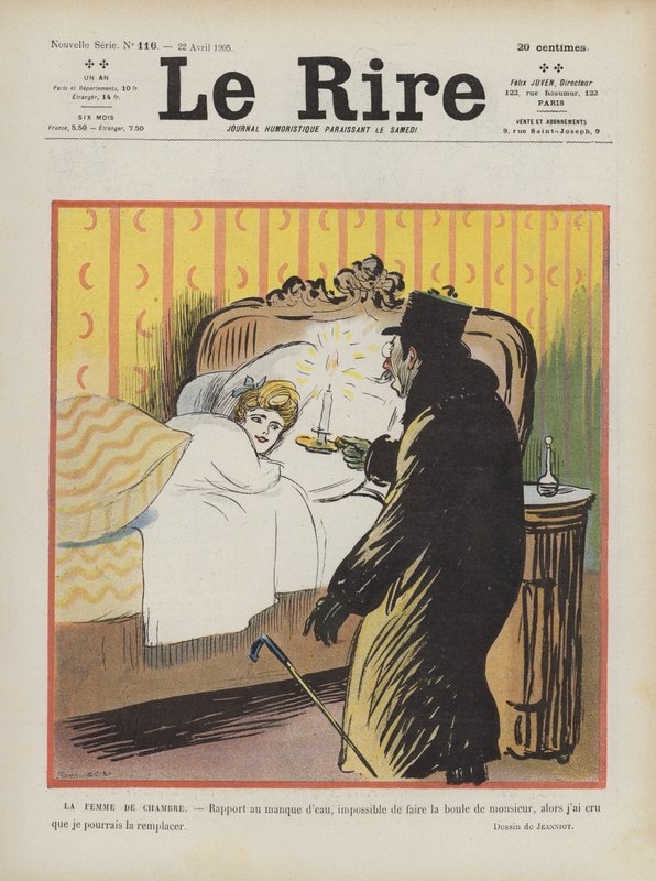 Le Rire için İllüstrasyon by Pierre Georges Jeanniot