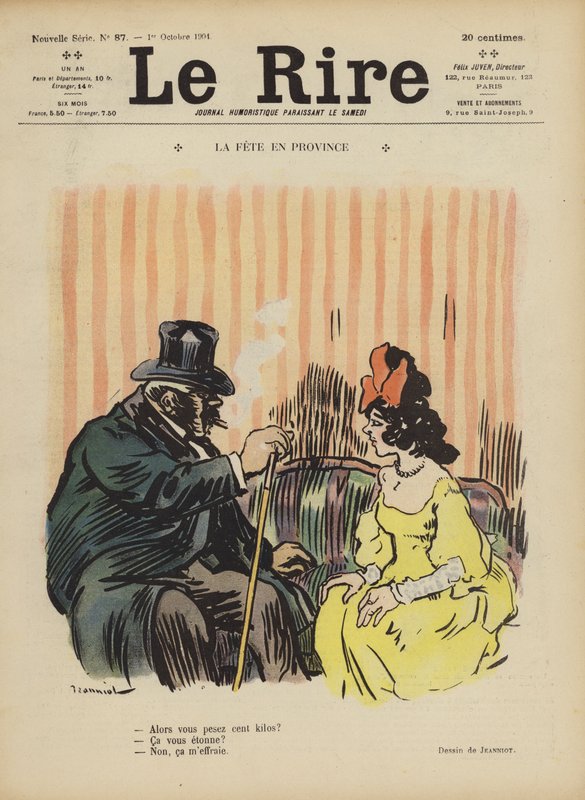 Le Rire için İllüstrasyon by Pierre Georges Jeanniot