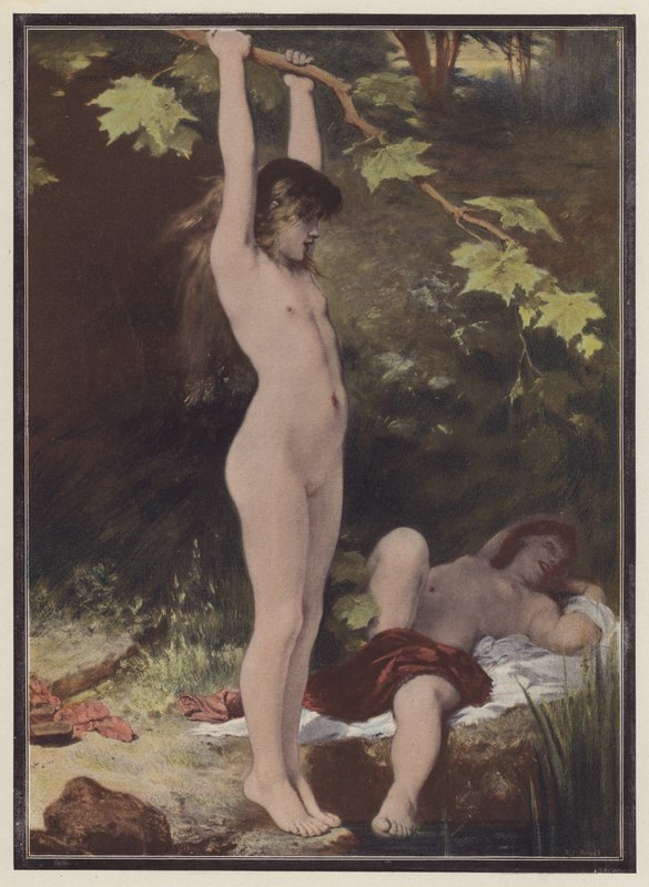 Ormanda (renkli taş) by Pierre Oliver Joseph Coomans