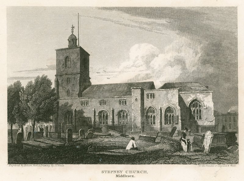 Stepney Kilisesi, Londra by Pieter Jansz. Quast