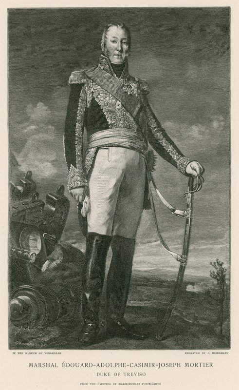 Marshal Edouard-Adolphe-Casimir-Joseph Mortier  by Ponce Camus. Marie Nicholas