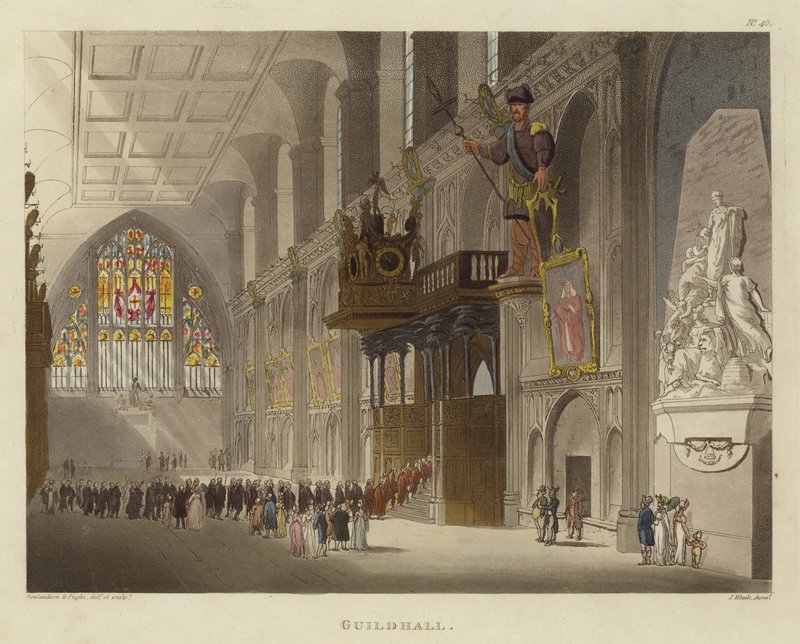 lonca salonu by Pugin and Rowlandson