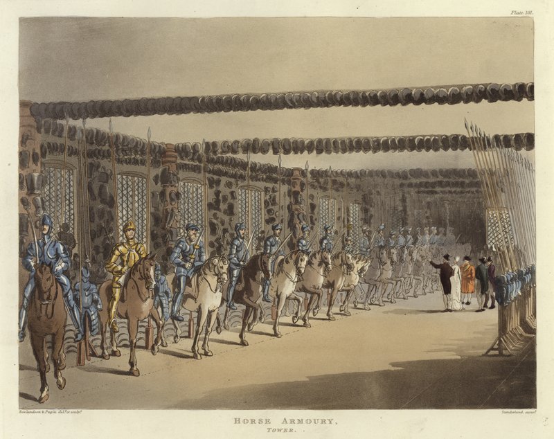 At Cephaneliği by Pugin and Rowlandson