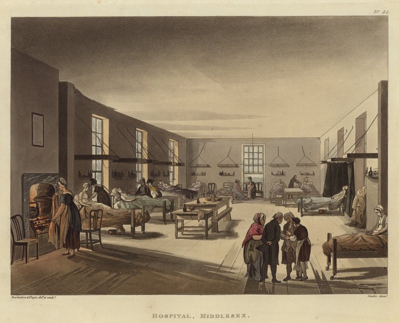 Hastane by Pugin and Rowlandson
