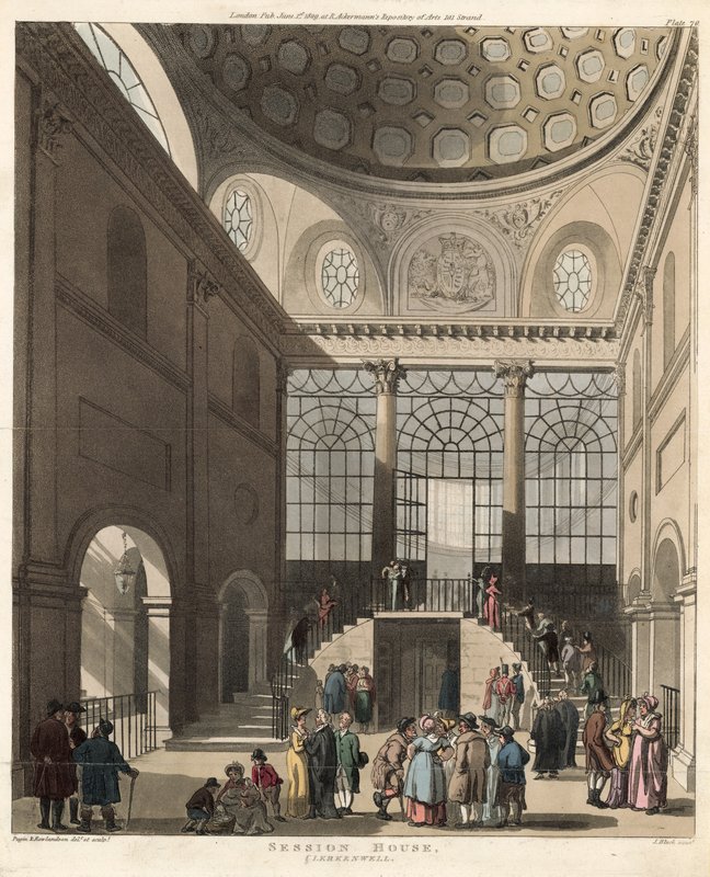 Oturum Evi, Clerkenwell, Londra by Pugin and Rowlandson