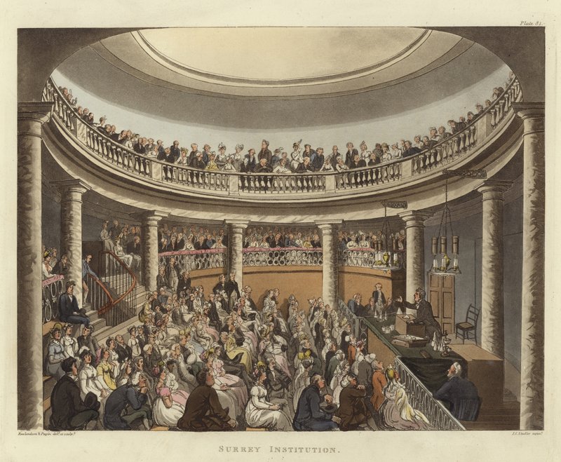 Surrey Kurumu by Pugin and Rowlandson