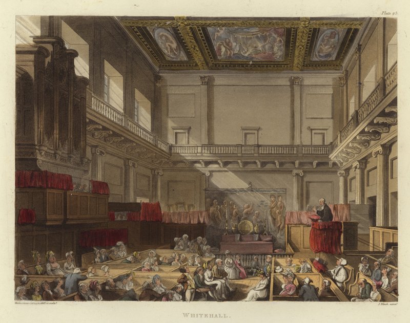 Beyaz Saray by Pugin and Rowlandson