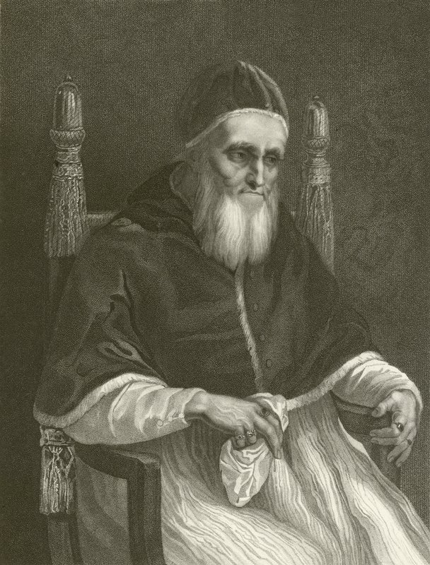 İkinci Julius by Raffaello Sanzio Raphael