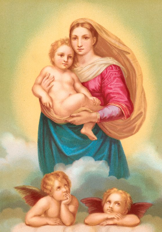 Sistine Madonna by Raffaello Sanzio Raphael