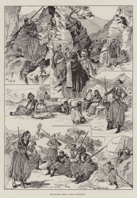 Doğu Krizi, Girit İsyancıları by Ralph Cleaver