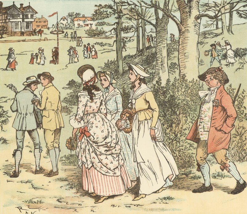 gelin bayanlar ve bayanlar by Randolph Caldecott