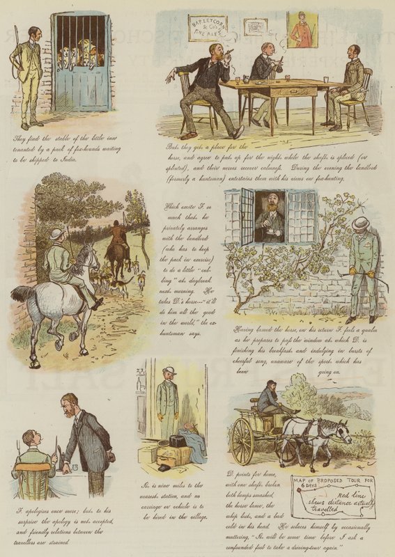 Bir Köpek Arabasının Garip Maceraları by Randolph Caldecott
