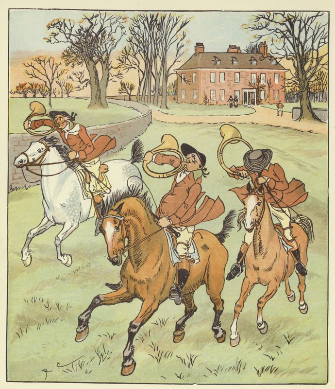Üç Neşeli Avcı by Randolph Caldecott