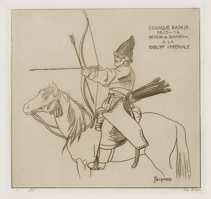 Bashkir Cossack, 1813-1814  by Raphael Jacquemin