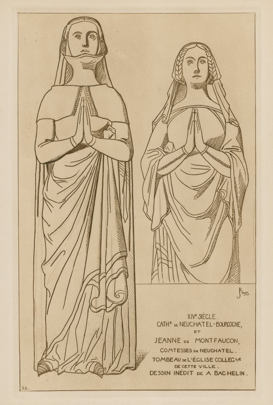 Countesses of Neuchatel, fourteenth century  by Raphael Jacquemin