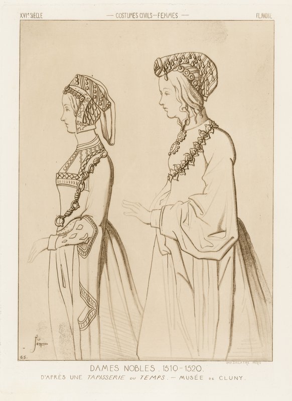 Soylu kadınlar, 1510-1520 by Raphael Jacquemin