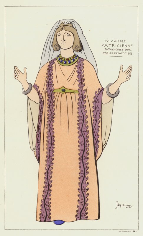 Romalı-Hıristiyan Patrici by Raphael Jacquemin