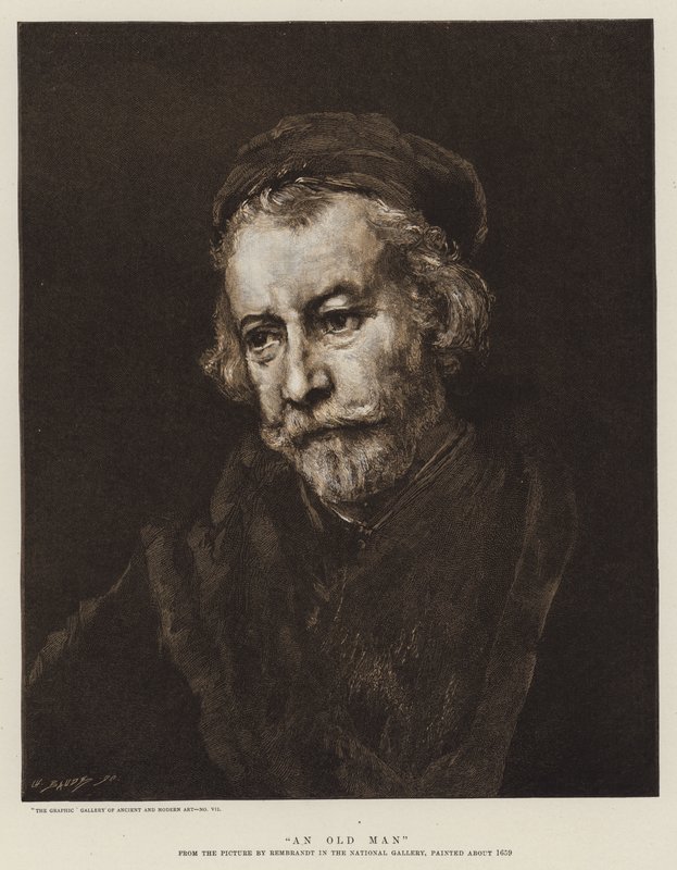 ಓಲ್ಡ್ ಮ್ಯಾನ್ ಟರ್ಕಿ by Rembrandt van Rijn