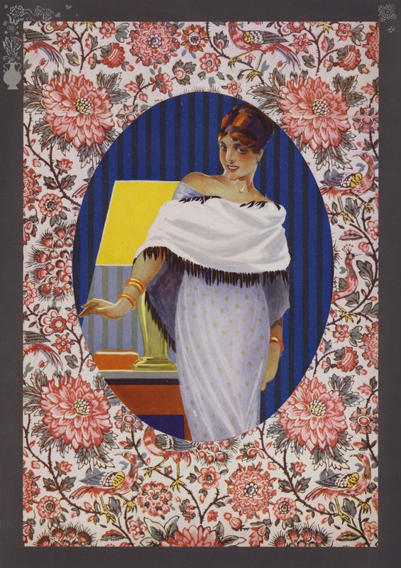 Art Deco moda tabağı by Rene Vincent