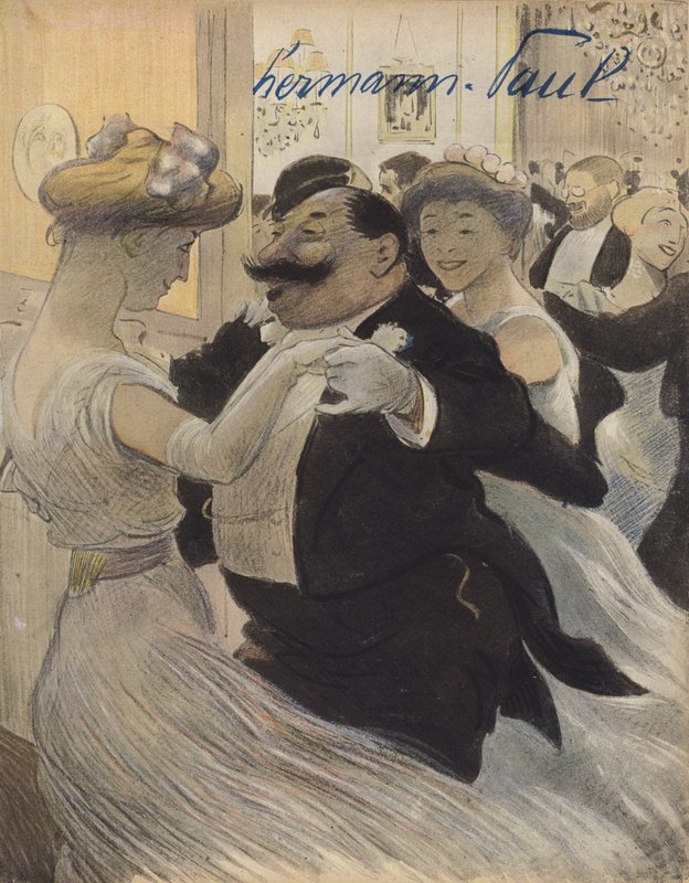 Balo salonu dansı (renkli taş) by Rene George Hermann Paul