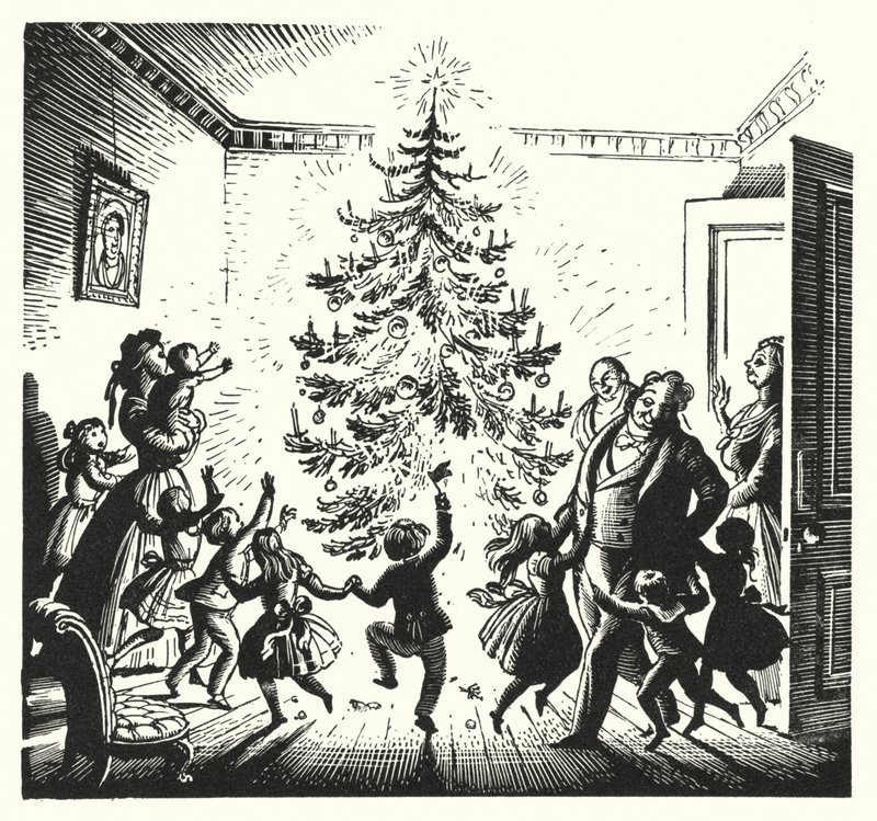 Hans Christian Andersen: Köknar Ağacı (taş) by Rex (after) Whistler