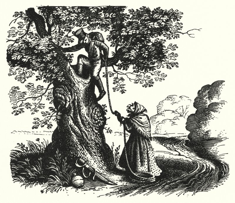 Hans Christian Andersen: Tinder Kutusu (taş) by Rex (after) Whistler