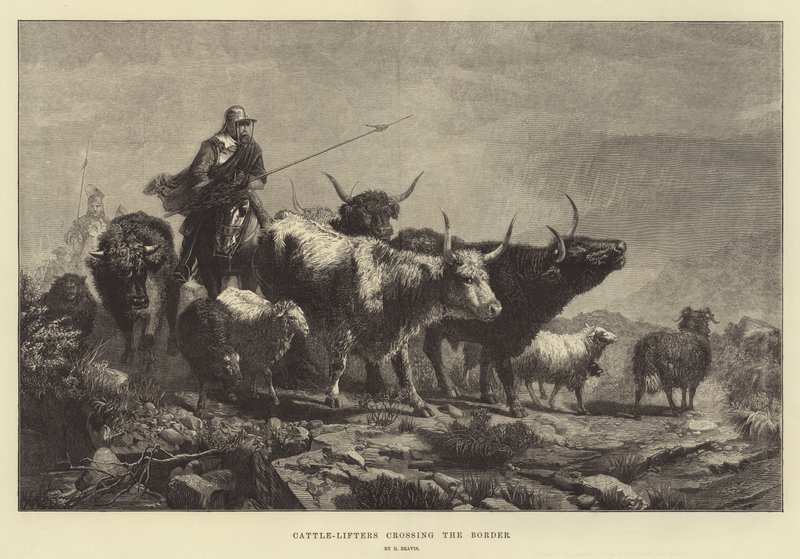 Sınırı geçen sığır kaldırıcılar by Richard Beavis